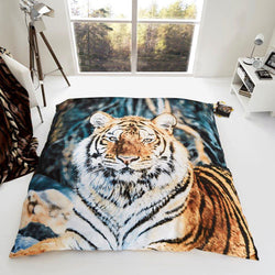 TIGER MINK FAUX THROW