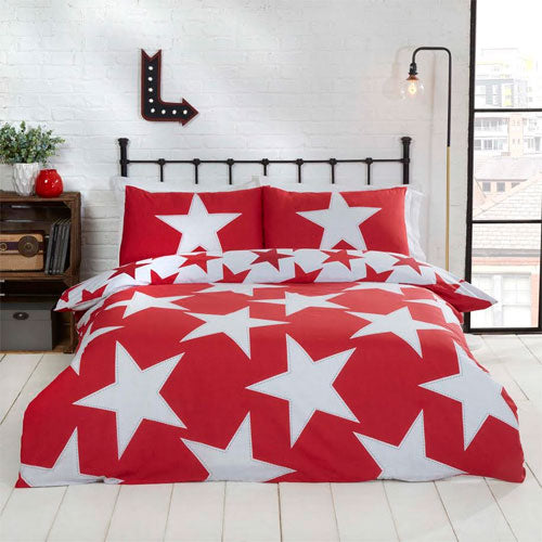 All Stars Red Reversible Duvet Set