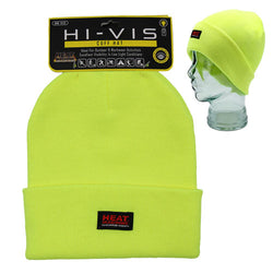 Heat Machine Hi Vis Beanie Cuff Hat