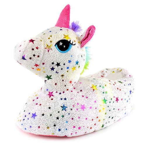 Ladies Star Unicorn Full Slippers