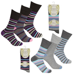 6 Pairs Bamboo Non Elastic Socks Size 4-7