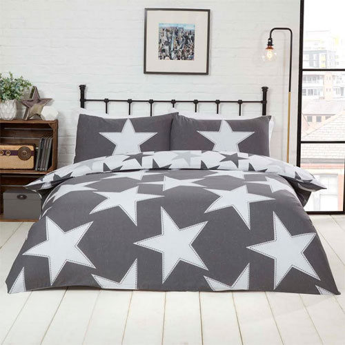 All Stars Grey Reversible Duvet Set