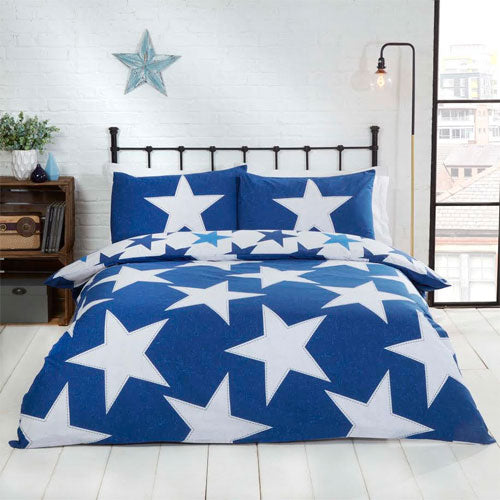 All Stars Blue Reversible Duvet Set