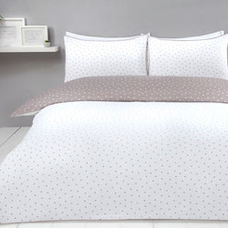 Mini Dots Mink Duvet Cover Set