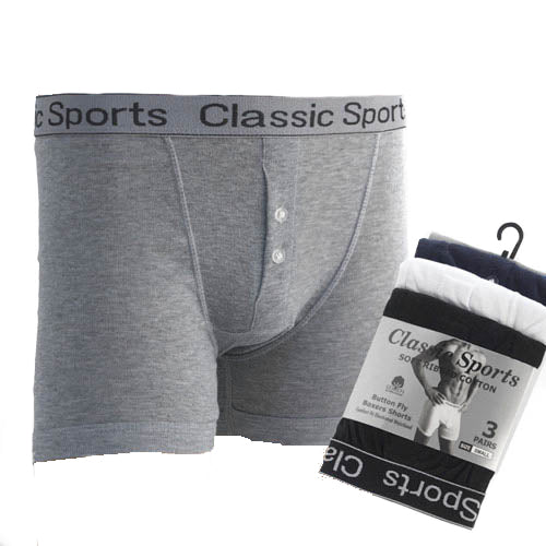 6 12 Packs  Mens Classic Boxer Shorts Size Small - 3 XL