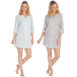 Ladies Polycotton Nightshirt Size Small - XL