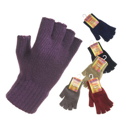 4 Pairs Ladies Fingerless Gloves