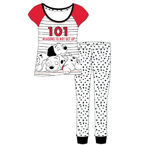 Ladies 101 Dalmatians Official Pyjamas Size 8 - 22