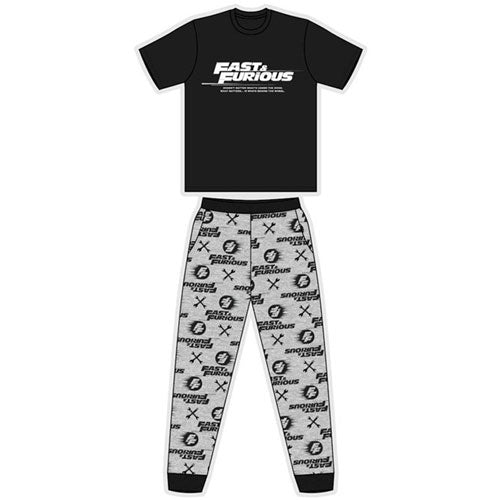 Mens Official Fast & Furious Pyjamas