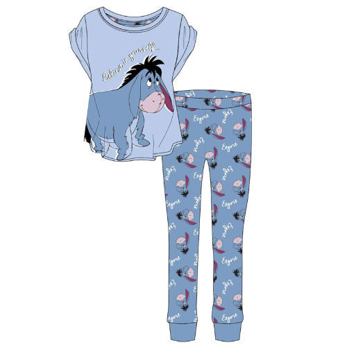 Ladies Official Eeyore Believe Pyjamas Size 8 - 22