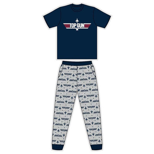 Mens Official Top Gun Pyjamas Size Small - XL