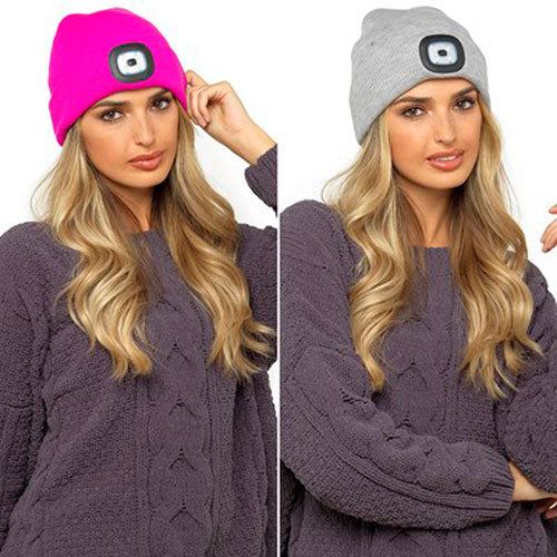 Ladies LED Beanie Hat