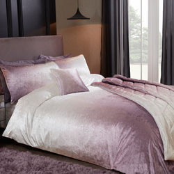 Luxury Ombre Velvet Pink Duvet Cover Set