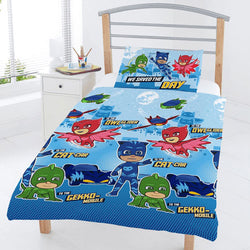 Official Children PJ Masks Character Single Duvet Set