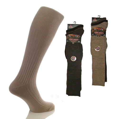 6 Pairs Mens Long Wool Cascade Socks Size 6-11