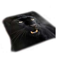 BLACK PANTHER FAUX MINK FUR THROW