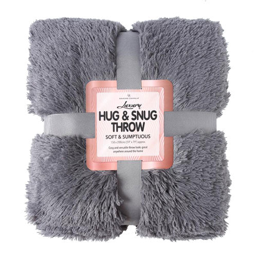 Hug And Snug Throw Charcoal