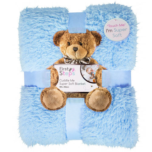 Baby Sherpa Blanket Blue