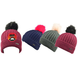 Ladies Heat Machine Pom Pom Hat Sparkle