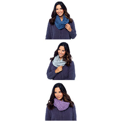 Ladies Soft Fleece Snood Scarf