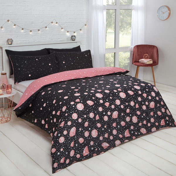 Glam Design Rose Gold Duvet Set