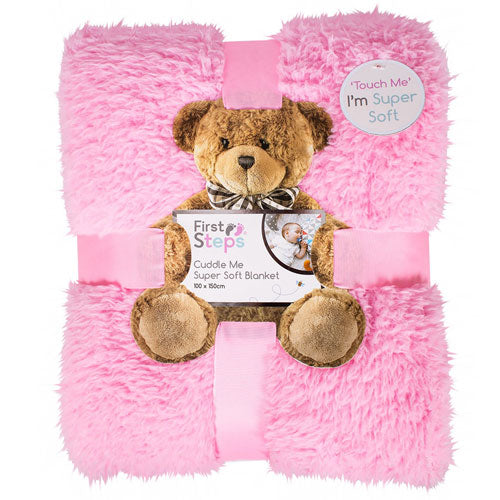 Baby Sherpa Blanket Pink