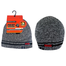 Mens Heat Machine 3.3 Tog Thermal Grey Hat