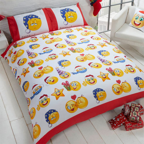 CHRISTMAS ICONS DUVET COVER SET