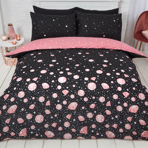 Glam Design Rose Gold Duvet Set