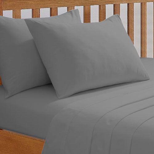 Quality 68 Picks Grey Extra Deep Fitted Sheet In Single, Double, King & Super King Size