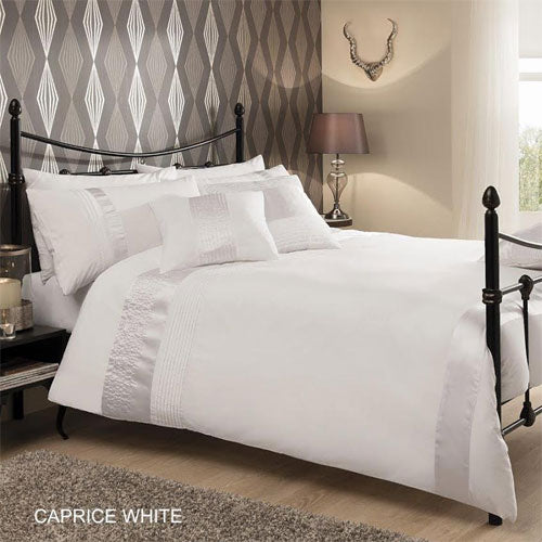 Luxury Caprice White Duvet Cover Set