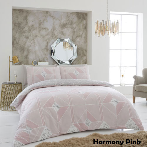 Luxury Harmony Blush Pink Duvet Cover Set