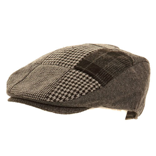 Mens Patcwork Flat Caps