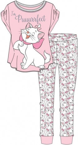 Ladies Aristocats Marie Character Pyjamas Size 8 - 22