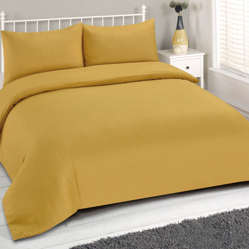 Brentfords Plain Dye Orche Duvet Set