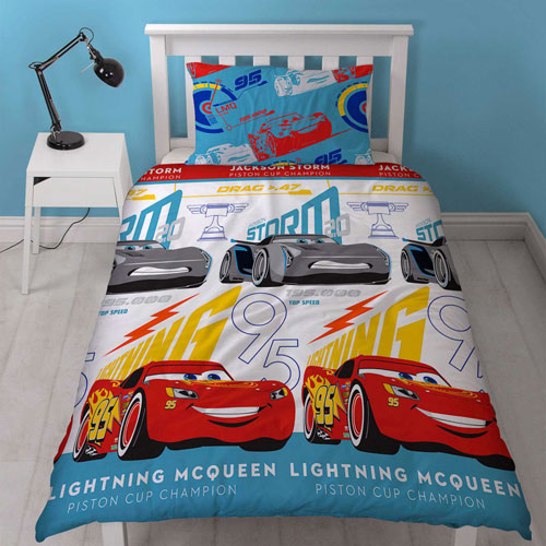 Disney Cars Lightning Single Duvet Set