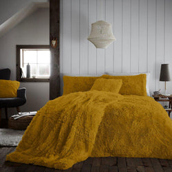 Luxury Hug & Snug Ochre Duvet Cover Set