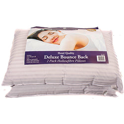 2 Pack Hotel Quality Hollowfibre Pillows